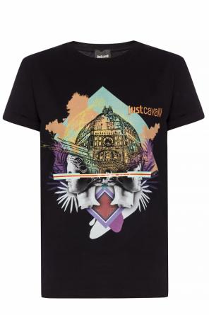 Embellished t-shirt with print, zdjęcie 1 Embellished t-shirt with print od Just Cavalli